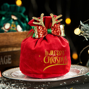 圣诞节礼品袋礼物袋平安夜苹果袋平安果包装 袋 盒子儿童手提袋包装