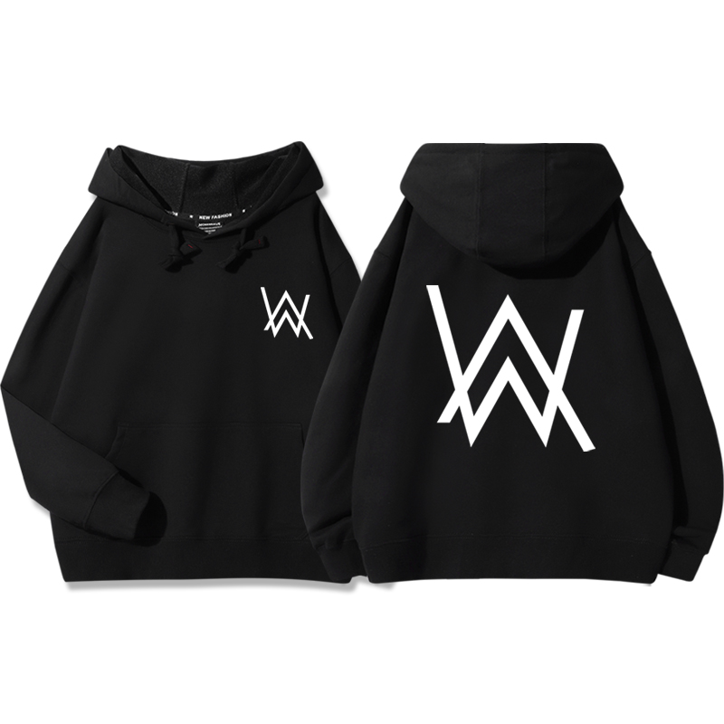 艾伦沃克连帽卫衣男宽松秋冬外套