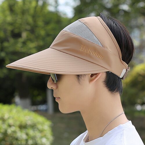 网顶透气防晒帽大帽檐户外