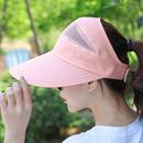 帽子遮阳帽女防晒防紫外线太阳帽遮脸大帽檐凉帽空顶鸭舌帽透气薄