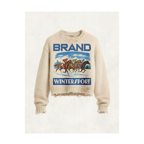 Basicannals毛衣外套短宽上衣