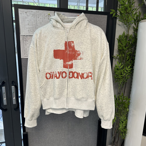 boxyfit拉链上衣连帽泽西风