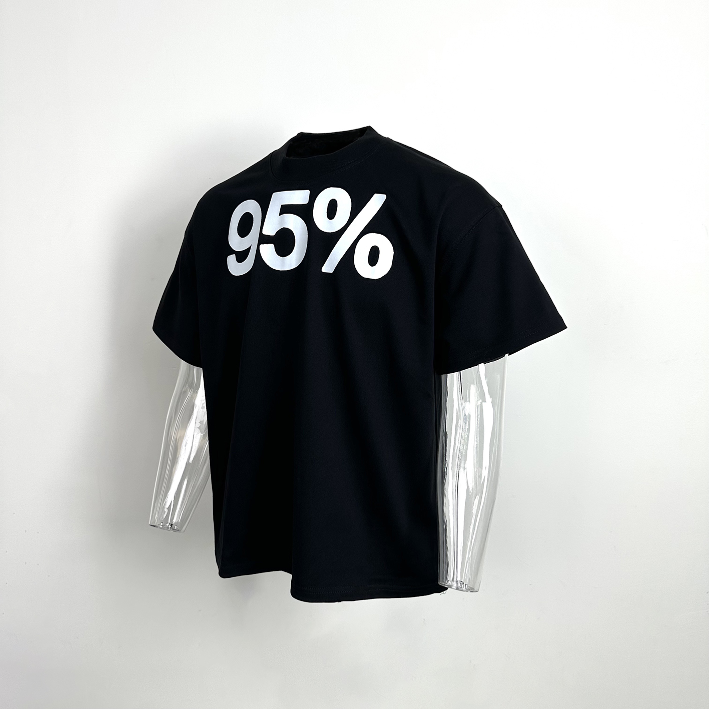 重磅短宽上衣大落肩320g