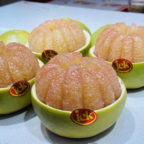 泰国ICK金柚新鲜水嫩多汁青皮蜜柚泰柚甜蜜顺丰包邮