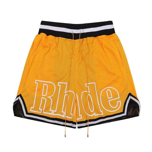 RHUDE 莫兰特上身款美式街头网眼篮球运动裤夏季宽松潮流休闲短裤