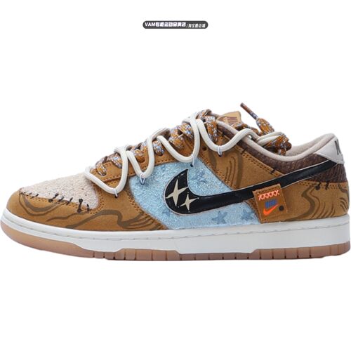 定制球鞋 特惠样鞋Nike Dunk Low 涂鸦手绘 防滑耐磨 低帮板鞋