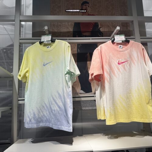NIKE耐克女短袖26夏宽松渐变扎染棉质圆领运动T恤 IR7557-378-714