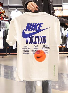 Nike耐克短袖男2022新款环游纪念