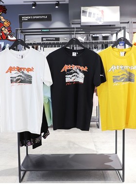 特价清仓Puma彪马短袖男夏印花运动休闲透气T恤 598194-25-01-02