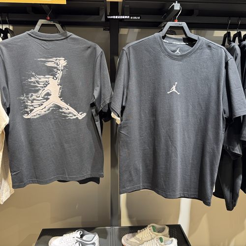 耐克短袖制Nike Air Jordan 1 AJ印花运动透气圆领T恤 HQ8971-010