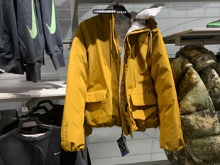 NIKE耐克男子GORE 716 TEX拒水户外拼接连帽运动棉服外套FB7595