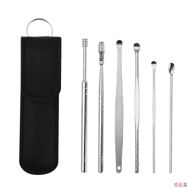 6/7PCS Earwax Remover Ear Cleaner Wax Removal Tool Ear Clean