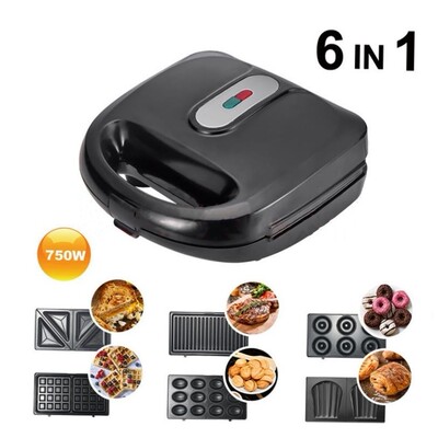 3 in 1 Sandwich Maker Waffle Machine Panini Toaster 220 110v