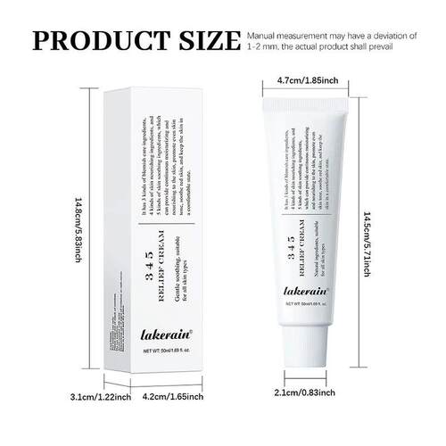 Moisturizer 345 Relief Cream Without Weight  Ultra-lightweig