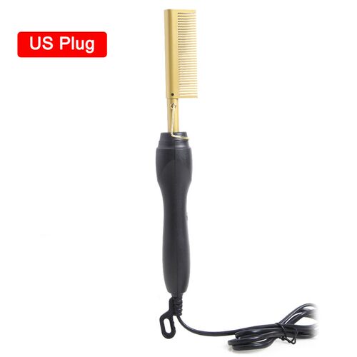 2 in 1 Hair Straightener Curler Wet Dry Electric Heating 梳
