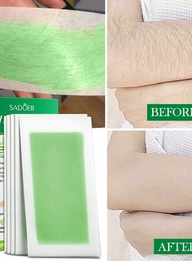 Hair Removal Wax Strips Depilation Double Sided Paper aloe蜡