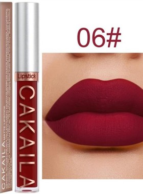 6PCS Set Of Boxes Velvet Matte Lipstick Lasting Non-stick Li