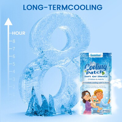 10PCS Sumifun COOLING PATCH SOFT GEL SHEETS