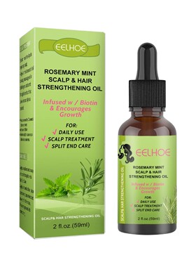 rosemary mint hair strengthening oil hair growth fluid scalp