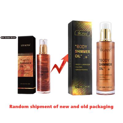 身体发光油body shimmer oil Bronzer Highlighter Liquid Waterp