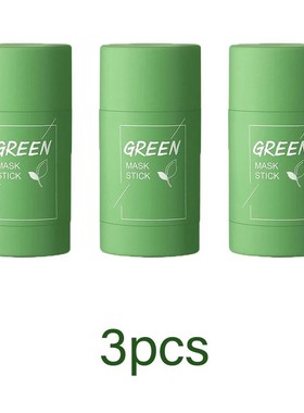 Green Tea Solid Cleansing Mask Dispel Acne Blemish Mark Remo