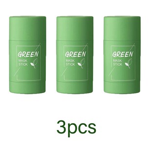 Green Tea Solid Cleansing Mask Dispel Acne Blemish Mark Remo
