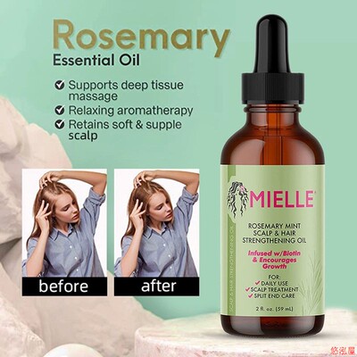 Hair Growth Essential Oil Rosemary Mint Hair Strengthening O