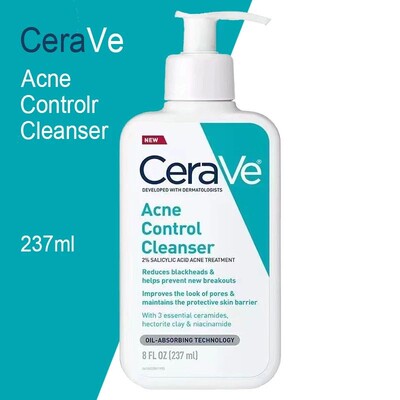 Original Cerave Facial Cleanser SA Control Oil Smoothing Fac