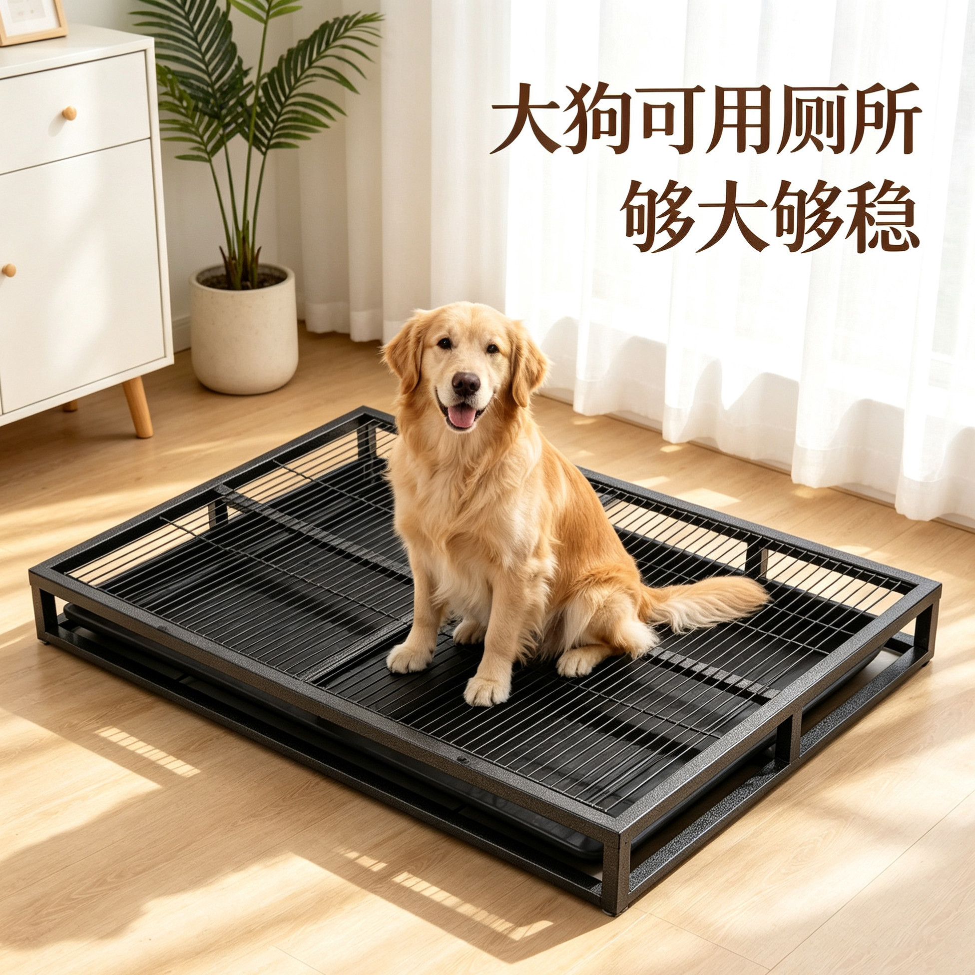 狗厕所大型犬专用狗狗排便神器金毛定点特大号狗便盆大狗宠物用品