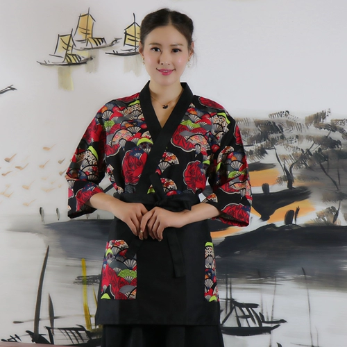 Пользовательская японская ресторанная одежда японская кулинария в стиле, одежда суши -кухонный сервис слуга кимоно кимоно 酒 酒 酒 酒 酒 酒 酒 酒 酒 酒 酒 酒 酒 酒 酒 酒 酒