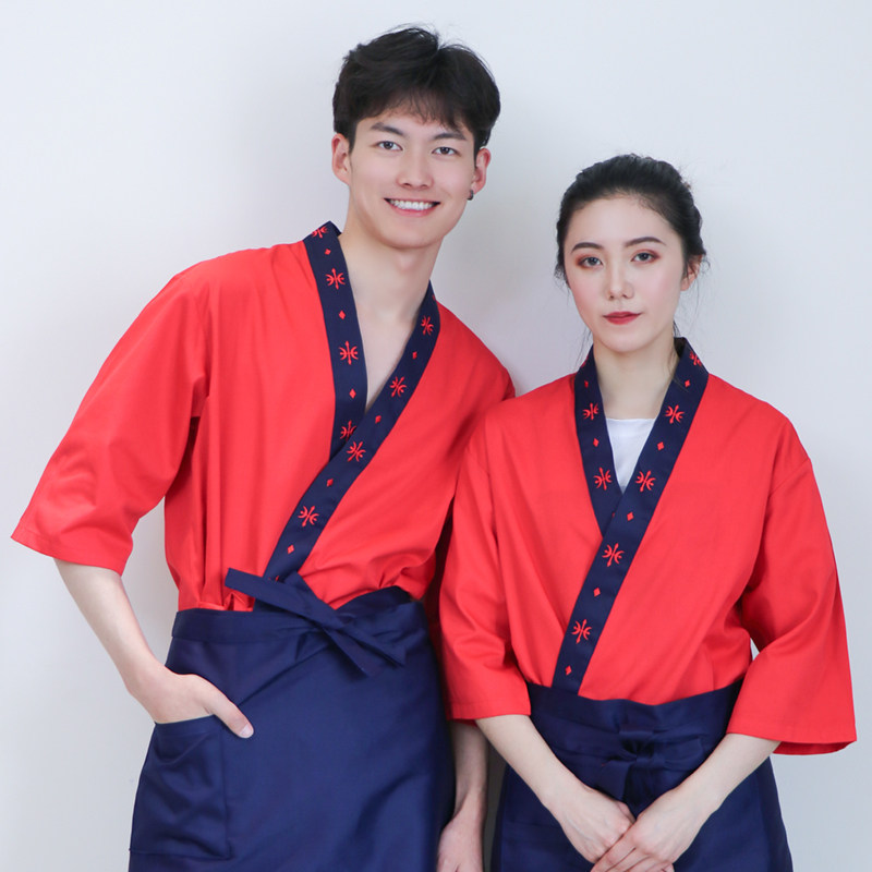 日料店服务员工装日式大码和风