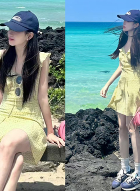海岛帽子女鸭舌帽潮牌字母刺绣夏季遮阳防晒帽休闲棒球帽男女可戴