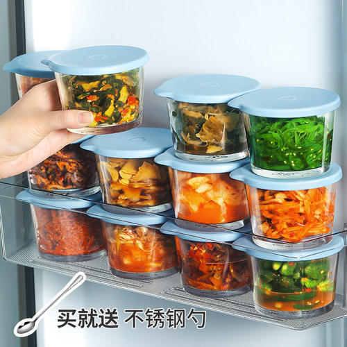 玻璃保鲜密封罐带盖食品级