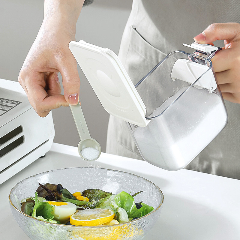 日式密封防潮调料盒厨房高端新款家用一键开盖盐罐调料罐调味料罐,厨房/烹饪用具,调味瓶罐/调料研磨器,淘宝优惠券,粉丝福利购,淘宝优惠卷