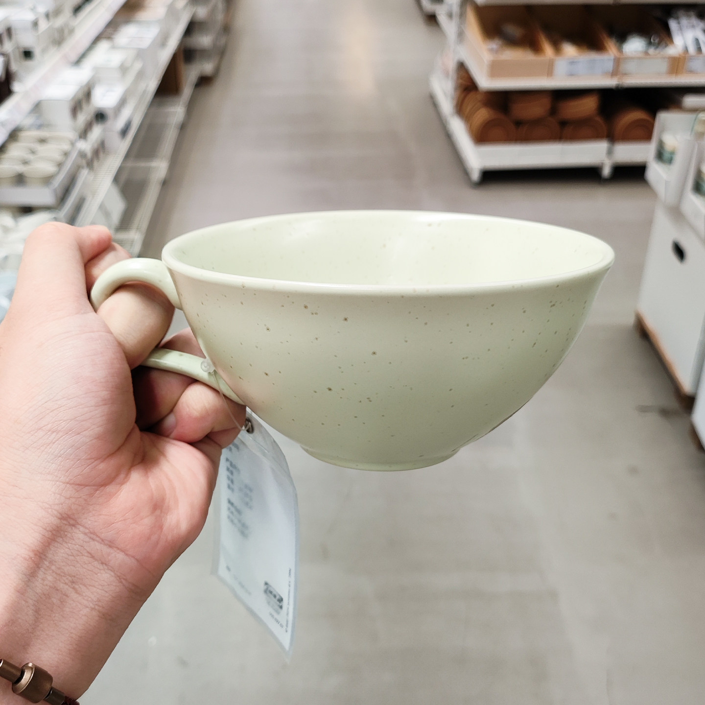 IKEA宜家麦片牛奶杯防滑握感舒适