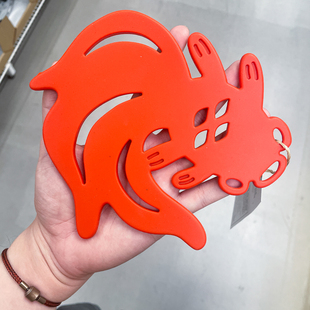 IKEA宜家 弗斯达 锅垫 新年限定金鱼图案 防烫隔热 餐桌台面保护