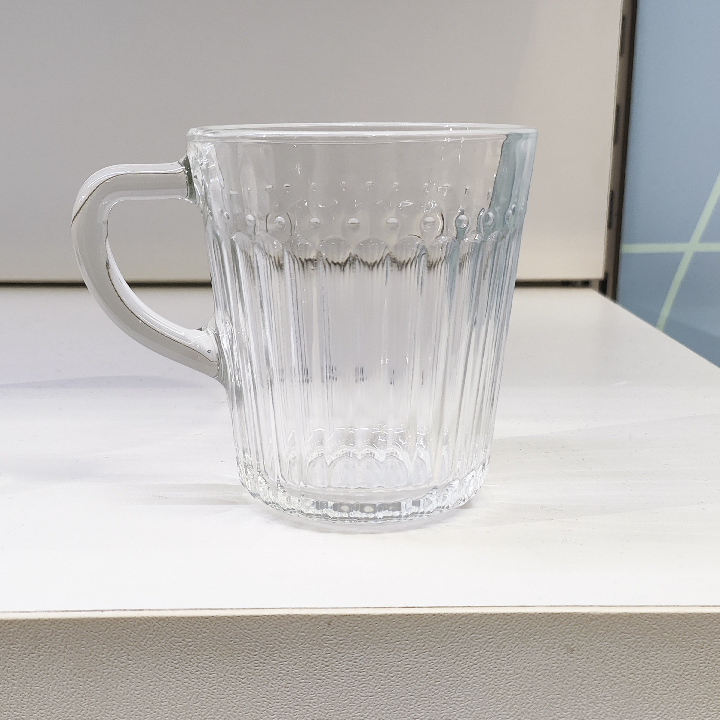 IKEA宜家玻璃杯通透耐热饮水顺手