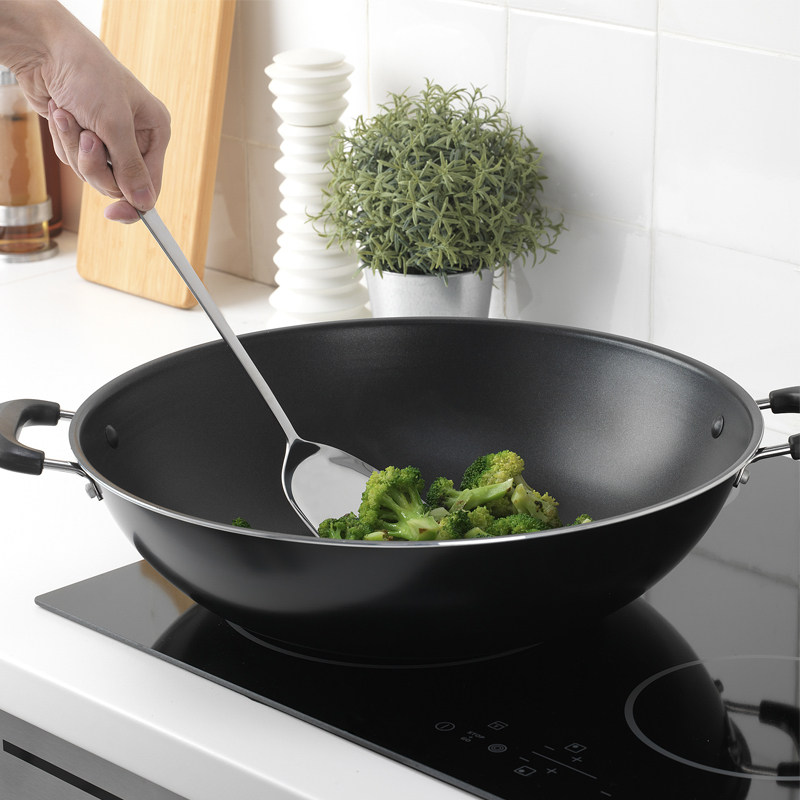 IKEA宜家 胡斯曼科斯特 不锈钢锅铲 炒菜铲子炒勺 厨房用具37cm