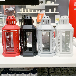 简约北欧风氛围灯具 IKEA 蜡烛台摆件 恩鲁姆 香薰蜡烛底座 宜家