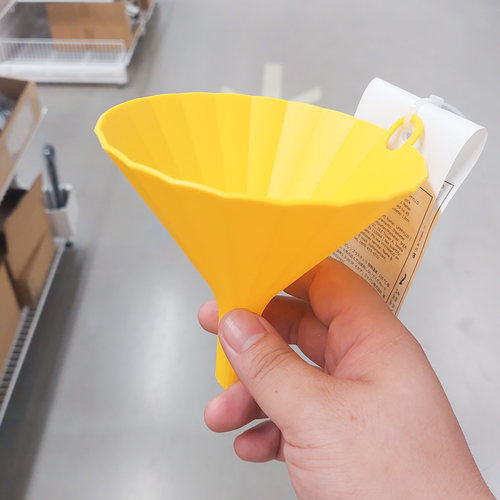 黄色漏斗IKEA宜家果汁油灌装