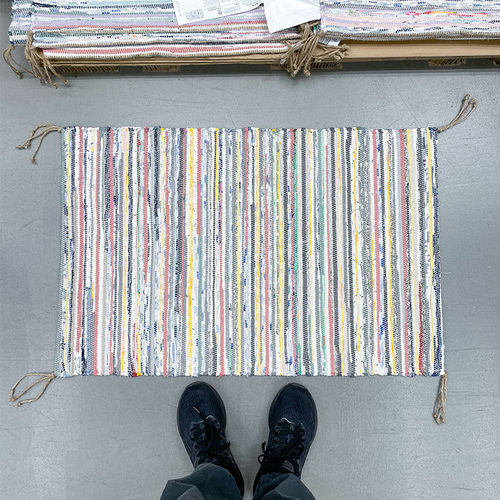 IKEA/宜家地毯棉手工编织