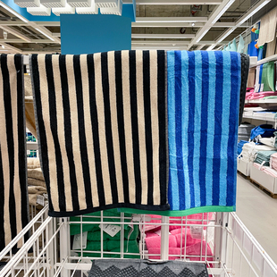 IKEA宜家 斯隆霍冒 毛巾 纯棉柔软亲肤 强吸水 洗脸擦手易晾干