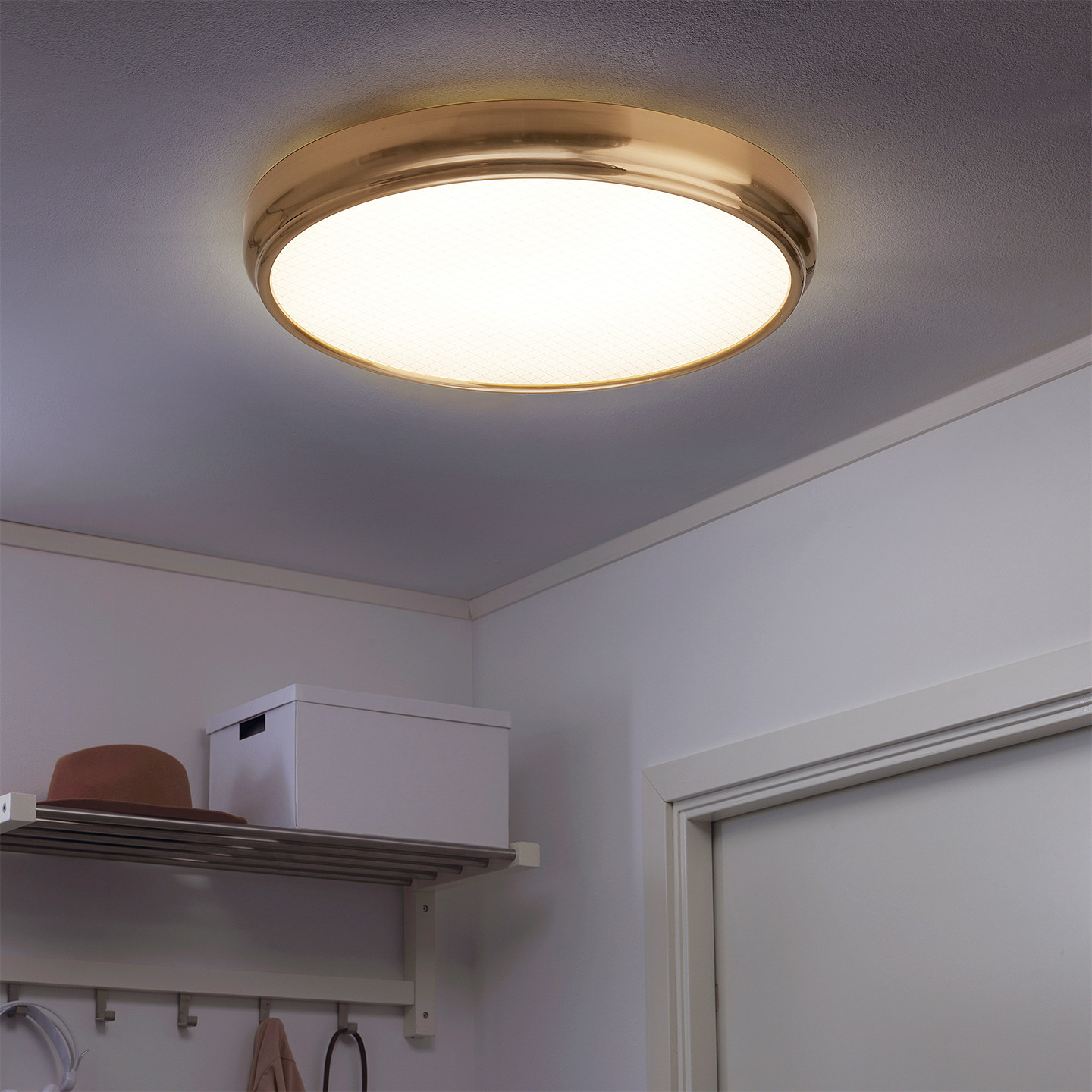 IKEA宜家LED吸顶灯冷暖光不刺眼
