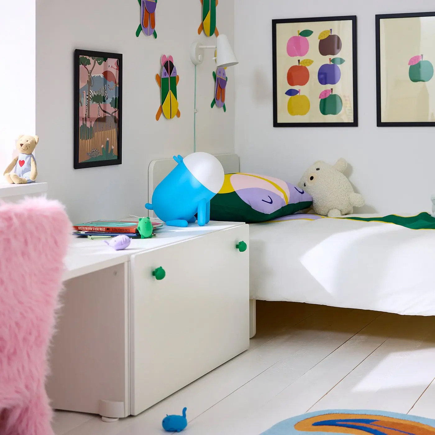 IKEA宜家 格雷希莫 LED 台灯护眼可调光儿童卧室床头灯柔光无频闪