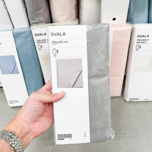 纯棉亲肤柔软白色 床单 蓝色米黄色灰色粉红色 代芙拉 IKEA宜家