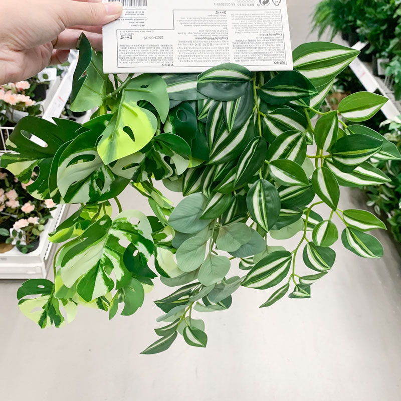 IKEA宜家仿真花壁架绿植花艺摆设