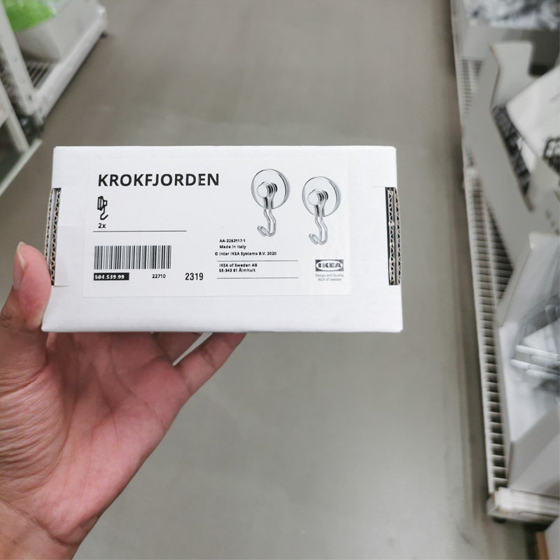 IKEA/宜家吸盘式镀锌粘钩免打孔