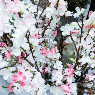 IKEA宜家 思米加人造花樱花 现代简约花艺家居摆设 仿真花卉装饰