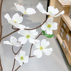 IKEA宜家仿真花白色花艺装饰摆设