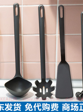 宜家福兰达德汤勺耐高温环保塑料粥勺子长柄火锅勺捞面器打蛋镊子